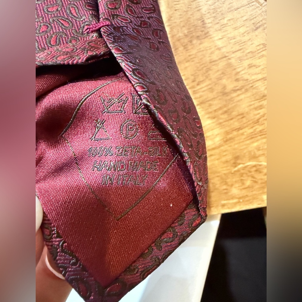 NWOT Brioni Silk Tie - Picture 4 of 5